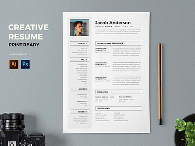 Free R&D Resume Template ai ai resume cover letter cv cv template design eps free cv template free rd resume template free resume free resume template freebie freebies photoshop psd psd resume resume resume cv resume design resume template