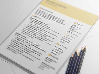 Free Machine Operator Resume Template cv template design free cv template free resume free resume template freebie freebies resume resume cv resume design resume template