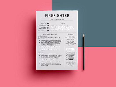 Free Firefighter Resume Template cv template design free cv template free resume free resume template freebie freebies resume resume cv resume design