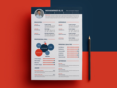 Infographic CV/Resume Template (FREEBIES)