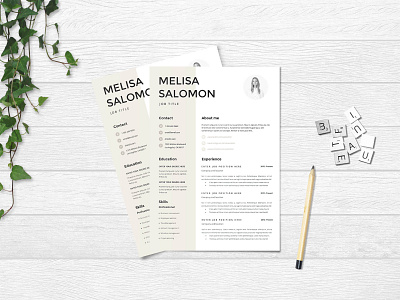 Free Elegant Resume Template with Simple Design cv template design free cv template free resume free resume template freebie freebies resume resume cv resume design