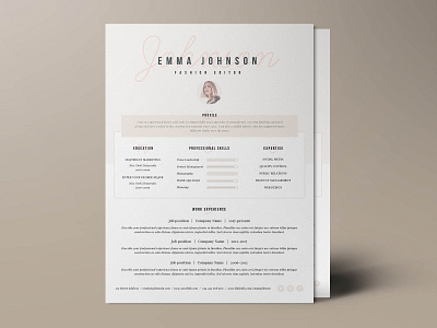 Free Classic and Stylish Resume Template cv template design free cv template free resume free resume template freebie freebies resume resume cv resume design