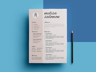 Free Resume Template for Any Job Opportunity cv template design free cv template free resume free resume template freebie freebies resume resume cv resume design