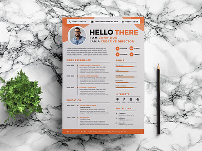 Free Creative Resume Template cv template design free cv template free resume free resume template freebie freebies resume resume cv resume design resume template