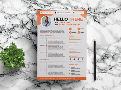 Free Creative Resume Template