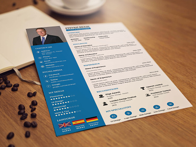 Free A4 Professional Resume Template