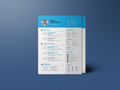 Free Modern Corporate Resume Template cv template design free cv template free resume free resume template freebie freebies resume resume cv resume design