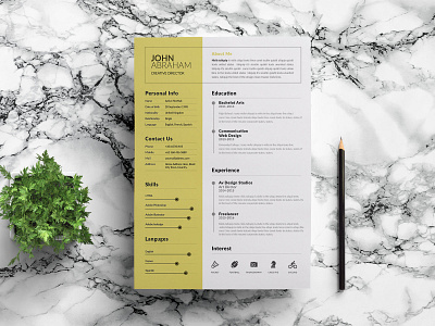 Free Minimalist Corporate Resume Template cv template design free cv template free resume free resume template freebie freebies resume resume cv resume design resume template