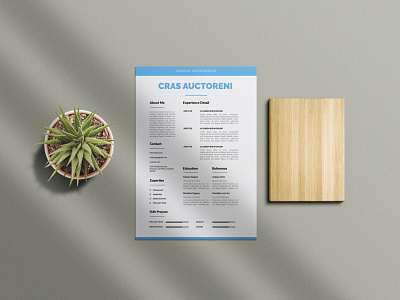 Free Blue Minimal Resume Template with Cover Letter cv template design free cv template free resume free resume template freebie freebies resume resume cv resume design resume template