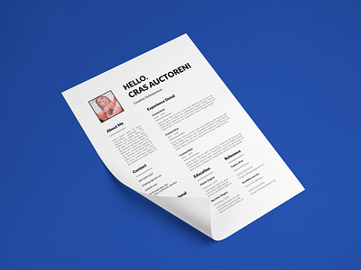 Free Dynamic CV Template