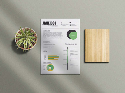Free Clean Infographic Resume Template cv template design free cv template free resume free resume template freebie freebies resume resume cv resume design resume template