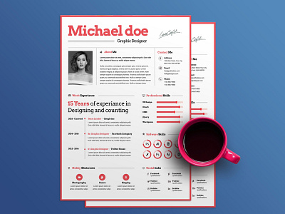 Free Simple Designer Resume Template