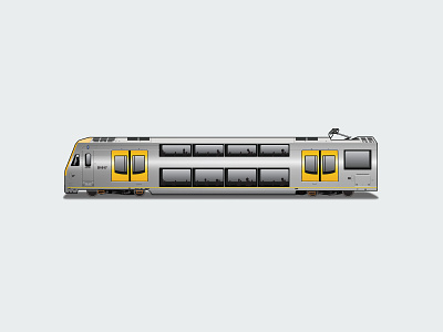 MyZone Train illustration realistic train transport