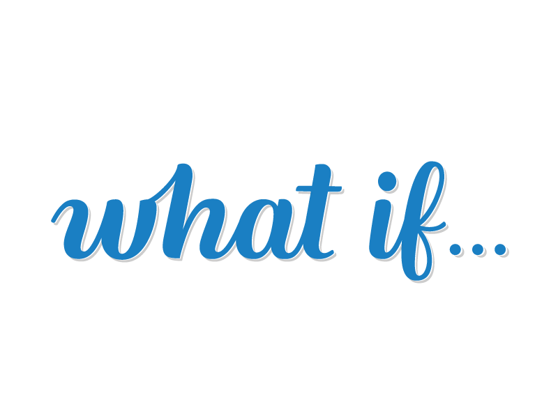 what if.. by Dane Gonzalez on Dribbble