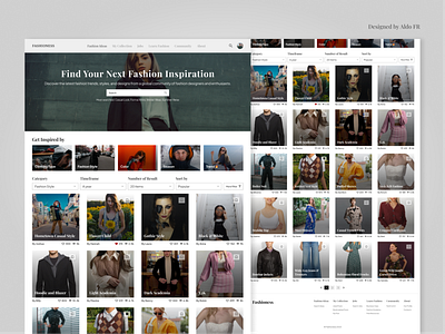 Fashion Designer Reference Home Page Website app design design reference fashion fashion design fashion design reference fashion reference hot popular product design reference trending ui ui design uiux design ux ux design uxui uxui design website