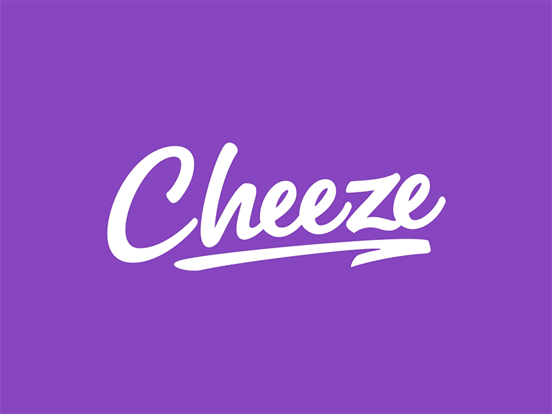 Cheeze animation app branding cheeze gif ios logo motion purple smooth ui ux
