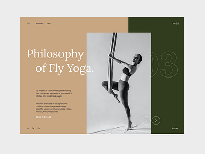 Fly Yoga website