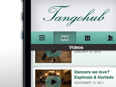 Tangohub Mobile UI blog ios mobile tango tangohub ui