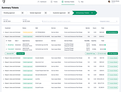 UI/UX - Summary Tickets UI Redesign color design graphic design illustration product design saas software design ui ui design uiux ux ux design