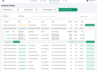 UI/UX - Summary Tickets UI Redesign