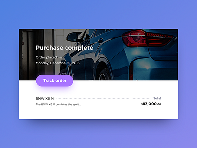 Purchase complete complete dailyui order purchase ui ux