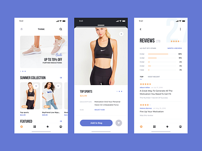 Think UI Kit – Ecommerce