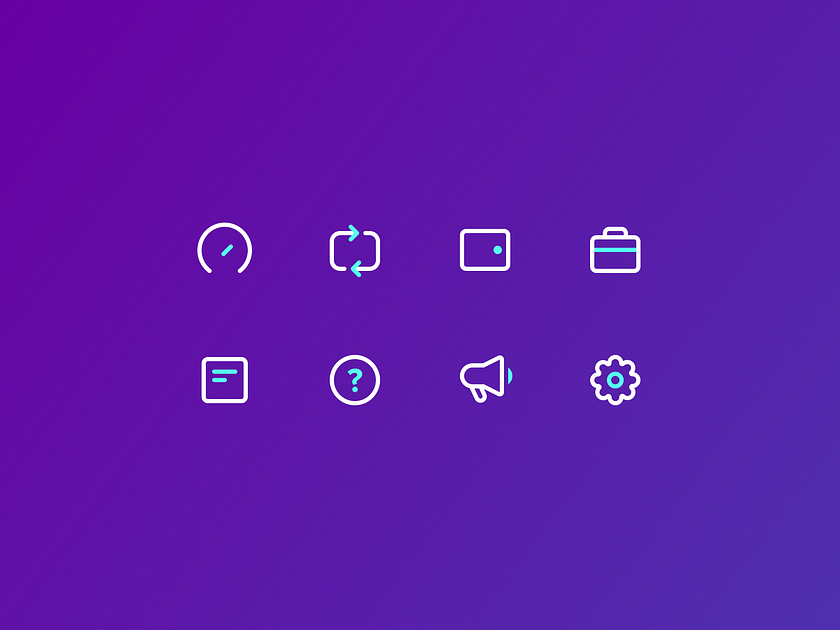 Dashboard Icons by Denis Abdullin on Dribbble