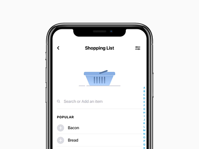 Shopping List for Tappsk animation app ios shopping list tappsk task manager todo todo list ui ux