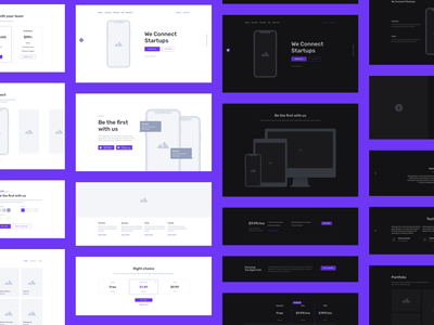 Containers Wireframe Kit animals design interface layouts prototype ui ux web wireframes