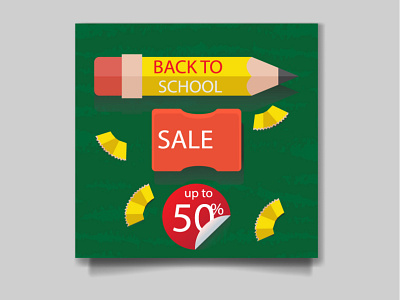 My latest Project Back to School Sale Social media Design