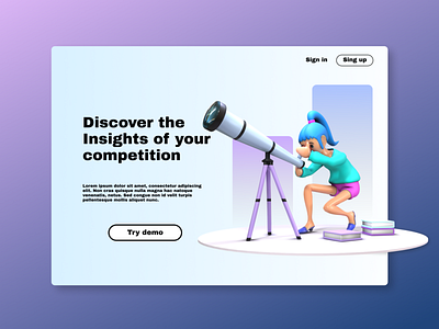 Home page find insights 3d animation design graphic design ui ux web web desing
