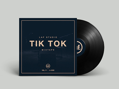 Laf Tiktok Mixtape Vol.11 A Side cd cover illustration mixtape tiktok vinyl