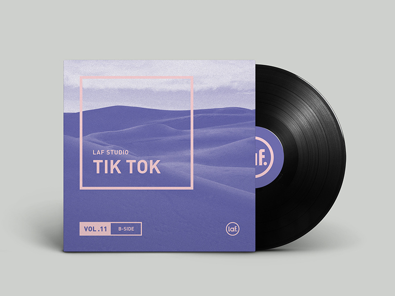 Laf Tiktok Mixtape Vol.11 B Side illustration tiktok cover cd vinyl mixtape