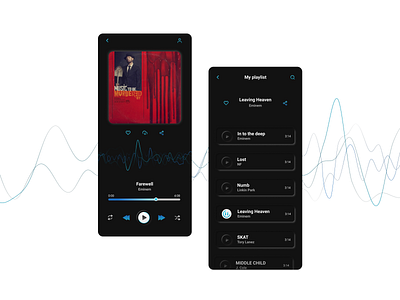 Music APP app application concept design figma graphic design ios mobile music ui uiux ux