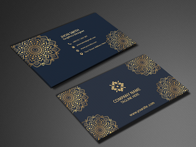 Luxury business card design