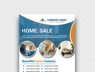 Real estate flyer design profile