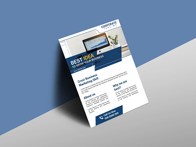 Best corporate business flyer design profile