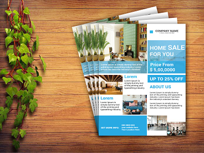 Real estate flyer design profile