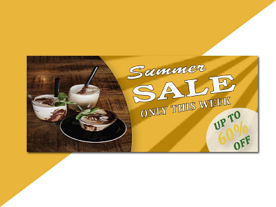 Food cover banner design