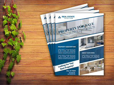 Real estate flyer design