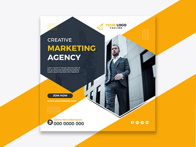 Corporate Business Social Media Post Template