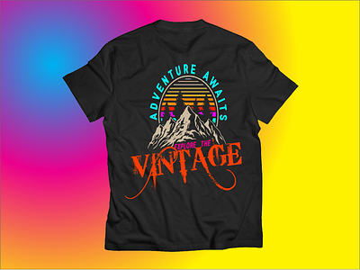 Retro Vintage t shirt design