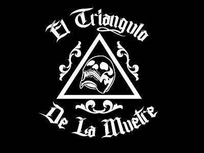 Death Triangle aew design illustration logo lucha luchalibre mexico prowrestling tagteam wrestling wwe