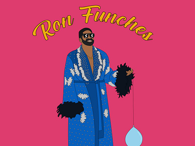 Nature Boy Ron Funches design designer funches graphic design illustration natureboy prowrestling ricflair ronfunches wwe