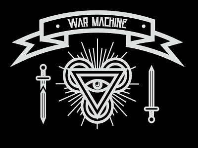 War Machine branding design graphic design illustration illustrator logo tagteam vector vikingraiders warmachine wwe