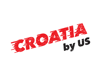 Logo for Croatia by US branding illustration logo speed