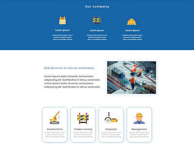 Builder web page design