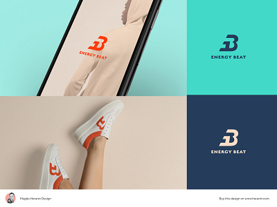 Energy Beat - logo design branding cloth branding clothing label clothing logo freelance designer graphic design gym branding logo retail sport branding sport company sport logo