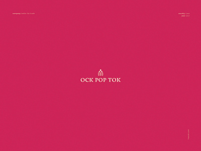 Ock Pop Tok - logo design
