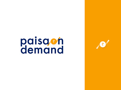 Paisa On Demand app art banks brand branding design icon identity identity design logo logos mark paisa on demand paisabazaar pod rbl ui vector web
